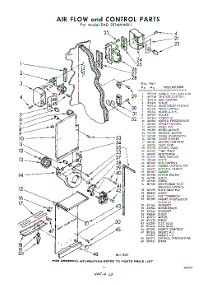 13 - Air Flow And Control parts for Whirlpool Refrigerator EAD251MMWR1 / from AppliancePartsPros.com