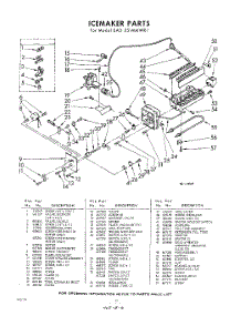 20 - Ice Maker parts for Whirlpool Refrigerator EAD251MMWR1 / from AppliancePartsPros.com