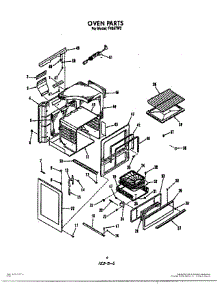05 - Oven parts for Whirlpool Range F4357L2 / from AppliancePartsPros.com