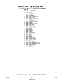 18 - Section parts for Whirlpool Refrigerator EAD25MMWR0 / from AppliancePartsPros.com