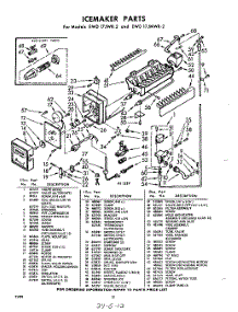 12 - Ice Maker parts for Whirlpool Refrigerator EWD17JWR2 / from AppliancePartsPros.com