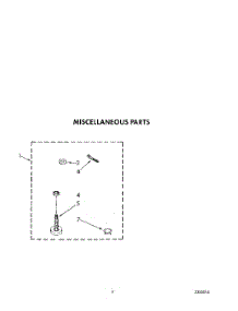06 - Miscellaneous parts for Whirlpool Washer 4CA2762XWN0 / from AppliancePartsPros.com