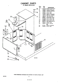 06 - Cabinet parts for Whirlpool CETH6AE2 / from AppliancePartsPros.com