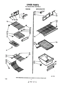 06 - Liner parts for Whirlpool Refrigerator EWD19GTWR0 / from AppliancePartsPros.com