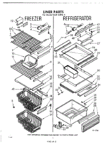 06 - Liner parts for Whirlpool Refrigerator EAD25PM0 / from AppliancePartsPros.com