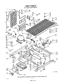 10 - Unit parts for Whirlpool Refrigerator EAD25PM0 / from AppliancePartsPros.com