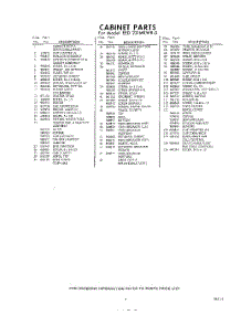 03 - Section parts for Whirlpool Refrigerator EED221MKWR0 / from AppliancePartsPros.com