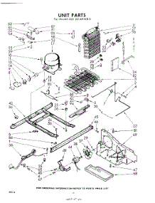 10 - Unit parts for Whirlpool Refrigerator EED221MKWR0 / from AppliancePartsPros.com
