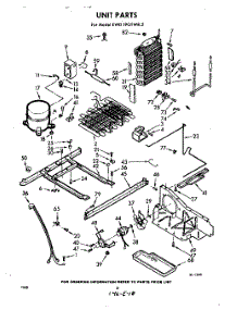 10 - Unit parts for Whirlpool Refrigerator EWD19GTWR2 / from AppliancePartsPros.com