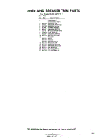 05 - Section parts for Whirlpool Refrigerator EAD25PMW1 / from AppliancePartsPros.com