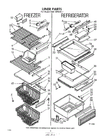 06 - Liner parts for Whirlpool Refrigerator EAD25PMW1 / from AppliancePartsPros.com