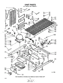 10 - Unit parts for Whirlpool Refrigerator EAD25PMW1 / from AppliancePartsPros.com