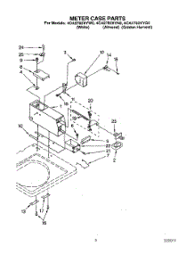 03 - Meter Case parts for Whirlpool Washer 4CA2782XYN0 / from AppliancePartsPros.com