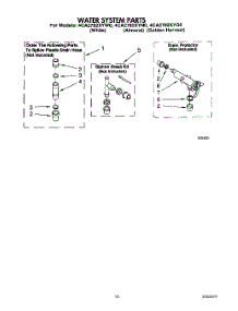 12 - Water System parts for Whirlpool Washer 4CA2782XYN0 / from AppliancePartsPros.com
