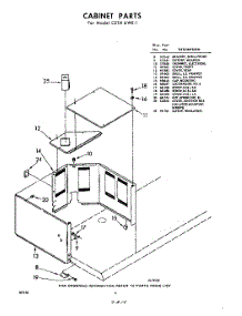 06 - Cabinet parts for Whirlpool CETH6WE1 / from AppliancePartsPros.com