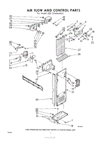04 - Air Flow And Control parts for Whirlpool Refrigerator EED221MMWR0 / from AppliancePartsPros.com