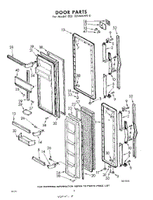 08 - Door parts for Whirlpool Refrigerator EED221MMWR0 / from AppliancePartsPros.com