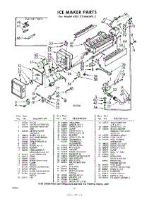 12 - Ice Maker parts for Whirlpool Refrigerator EED221MMWR0 / from AppliancePartsPros.com