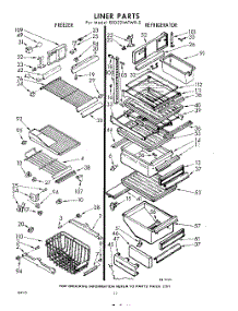 10 - Liner parts for Whirlpool Refrigerator EED221MTWR0 / from AppliancePartsPros.com