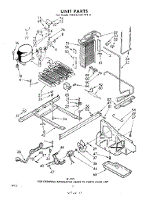 12 - Unit parts for Whirlpool Refrigerator EED221MTWR0 / from AppliancePartsPros.com