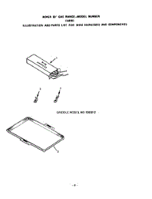 07 - Wire Harness, Griddle parts for Whirlpool Range F4458L0 / from AppliancePartsPros.com