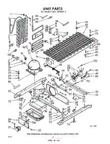 10 - Unit parts for Whirlpool Refrigerator EAD25PMW4 / from AppliancePartsPros.com