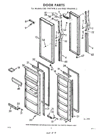 08 - Door parts for Whirlpool Refrigerator EXD19NTWR3 / from AppliancePartsPros.com