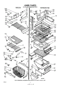 10 - Liner parts for Whirlpool Refrigerator EED221MTWR1 / from AppliancePartsPros.com