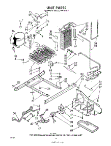 12 - Unit parts for Whirlpool Refrigerator EED221MTWR1 / from AppliancePartsPros.com