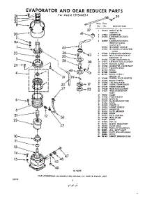 04 - Evaporator And Gear Reducer parts for Whirlpool CETS4AE31 / from AppliancePartsPros.com