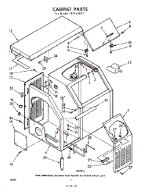 06 - Cabinet parts for Whirlpool CETS4AE31 / from AppliancePartsPros.com