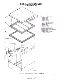 03 - Section parts for Whirlpool Freezer EAH06CW0 / from AppliancePartsPros.com