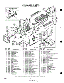12 - Ice Maker parts for Whirlpool Refrigerator EWD19JMW2 / from AppliancePartsPros.com