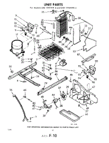 10 - Unit parts for Whirlpool Refrigerator EXD19NTWR5 / from AppliancePartsPros.com