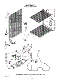 08 - Unit parts for Whirlpool Freezer EV150CXKW0 / from AppliancePartsPros.com