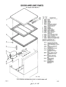 03 - Section parts for Whirlpool Freezer EAH06CW2 / from AppliancePartsPros.com