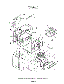 05 - Oven parts for Whirlpool Range F6558L1 / from AppliancePartsPros.com