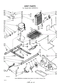 10 - Unit parts for Whirlpool Refrigerator EED221PKWR0 / from AppliancePartsPros.com