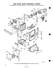 04 - Air Flow parts for Whirlpool Refrigerator EWD19JW1 / from AppliancePartsPros.com