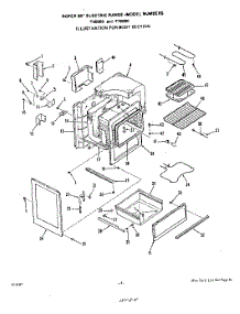 04 - Body parts for Whirlpool Range F7608L0 / from AppliancePartsPros.com