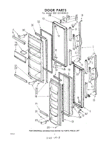 08 - Door parts for Whirlpool Refrigerator EED221VKWR0 / from AppliancePartsPros.com