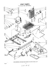 10 - Unit parts for Whirlpool Refrigerator EED221VKWR0 / from AppliancePartsPros.com