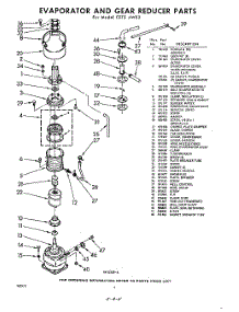 04 - Evaporation And Gear Reducer parts for Whirlpool CETS4WE3 / from AppliancePartsPros.com