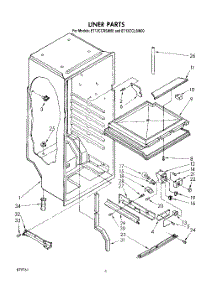 04 - Liner parts for Whirlpool Refrigerator ET12CCLSF00 / from AppliancePartsPros.com
