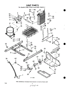 10 - Unit parts for Whirlpool Refrigerator EWD19JW2 / from AppliancePartsPros.com