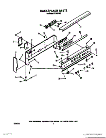 02 - Backsplash Parts parts for Whirlpool Range F7908L0 / from AppliancePartsPros.com