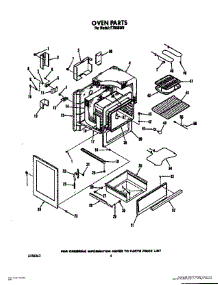 04 - Oven parts for Whirlpool Range F7908L0 / from AppliancePartsPros.com