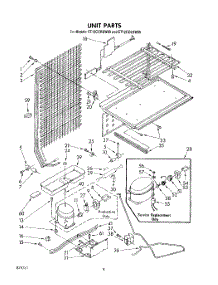 05 - Unit parts for Whirlpool Refrigerator ET12CCLSG00 / from AppliancePartsPros.com