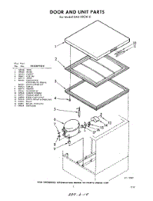 03 - Section parts for Whirlpool Freezer EAH09CW0 / from AppliancePartsPros.com