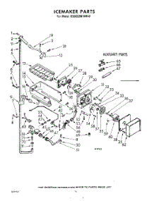 14 - Ice Maker parts for Whirlpool Refrigerator EED222MTWR0 / from AppliancePartsPros.com